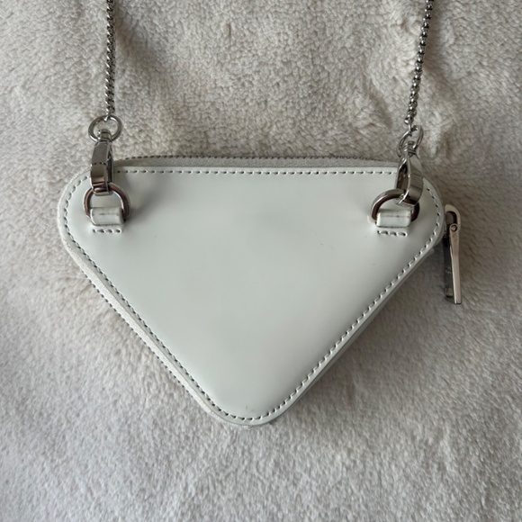 Prada Triangle Pouch Bag with Chain - Picture 4 of 10